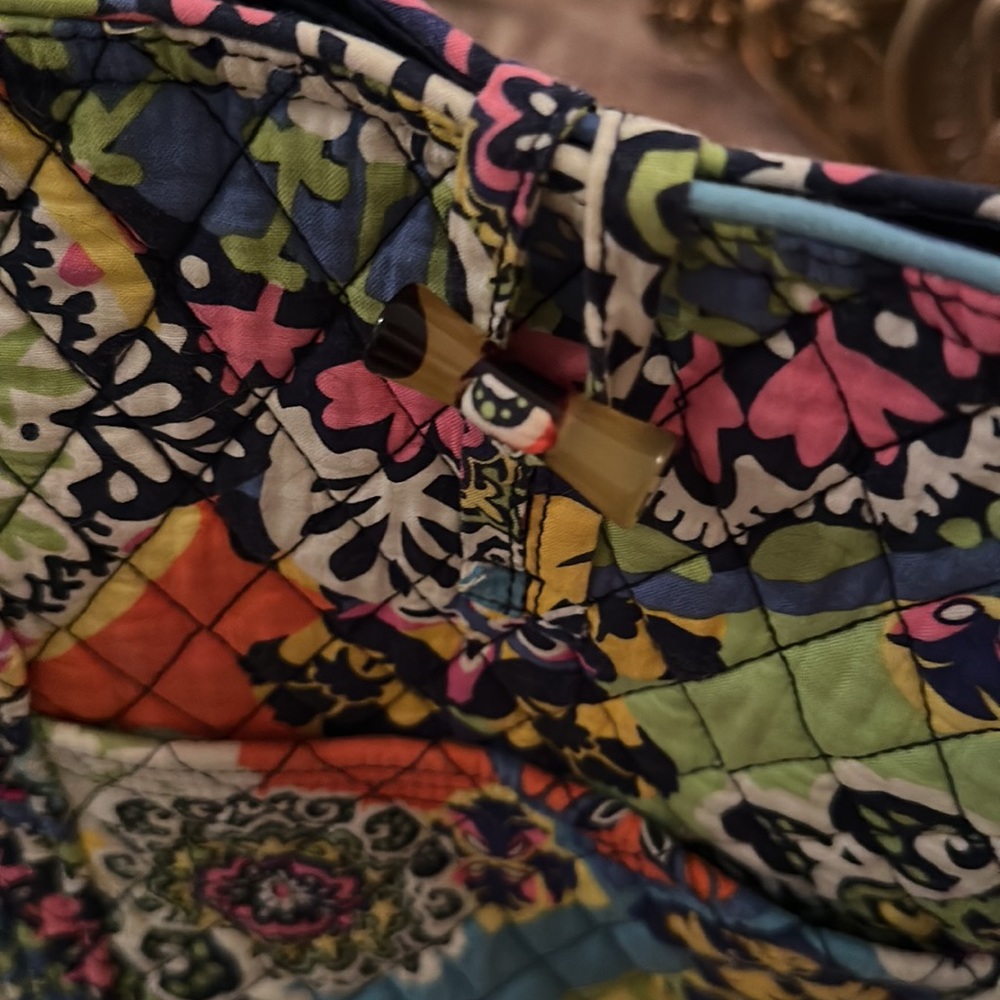 Vera Bradley Computer Tote And Matching Wallet - image 3